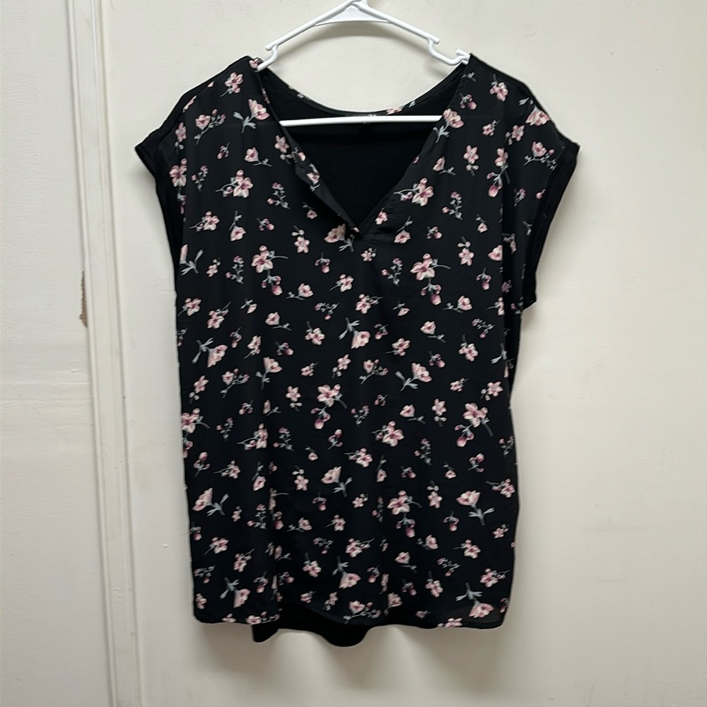 Reece Mixed Material Top - Size L